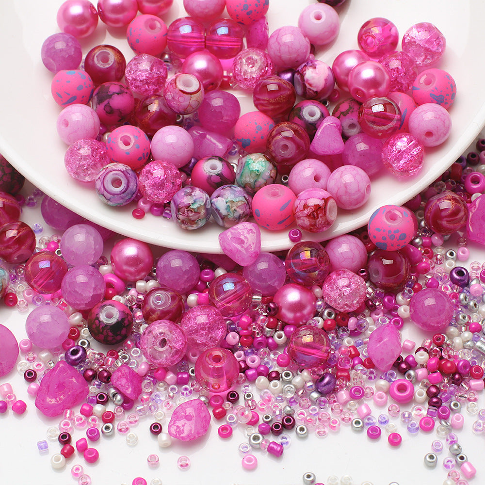 Wholesale 350PCS/Pack Cracked Gravel Glass Beads